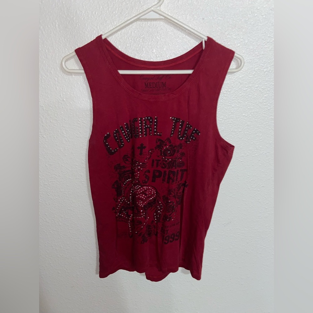 Cowgirl Tuff tank top